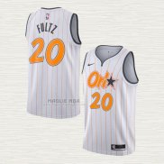Maglia Markelle Fultz NO 20 Orlando Magic Citta 2020-21 Bianco