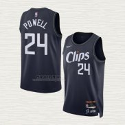 Maglia Norman Powell NO 24 Los Angeles Clippers Citta 2023-24 Blu
