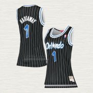 Maglia Penny Hardaway NO 1 Donna Orlando Magic Icon 2017-18 Nero