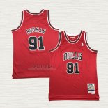 Maglia Dennis Rodman NO 91 Bambino Chicago Bulls Mitchell & Ness 1997-98 Rosso