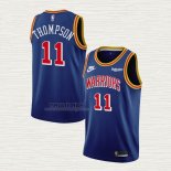 Maglia Klay Thompson NO 11 Golden State Warriors 75th Anniversary Blu
