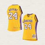 Maglia Kobe Bryant NO 24 Bambino Los Angeles Lakers Mitchell & Ness 2008-09 Giallo