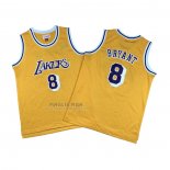 Maglia Kobe Bryant NO 8 Bambino Los Angeles Lakers Icon 2018-19 Giallo