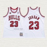 Maglia Michael Jordan NO 23 Chicago Bulls Mitchell & Ness 1998 Bianco