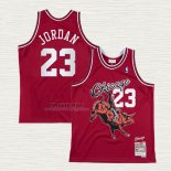 Maglia Michael Jordan NO 23 Juic Wrld X BR Chicago Bulls Rosso