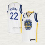 Maglia Andrew Wiggins NO 22 Bambino Golden State Warriors Association Bianco