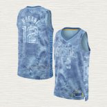 Maglia Ja Morant NO 12 Memphis Grizzlies Select Series 2023 Blu