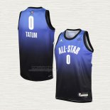 Maglia Jayson Tatum NO 0 Bambino Boston Celtics All Star 2023 Blu