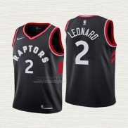 Maglia Kawhi Leonard NO 2 Bambino Toronto Raptors Statement 2018 Nero