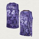 Maglia Kobe Bryant NO 24 Los Angeles Lakers Select Series 2023 Viola