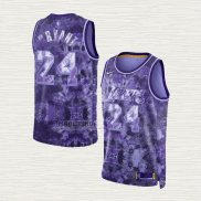 Maglia Kobe Bryant NO 24 Los Angeles Lakers Select Series 2023 Viola