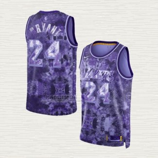 Maglia Kobe Bryant NO 24 Los Angeles Lakers Select Series 2023 Viola