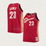 Maglia LeBron James NO 23 Bambino Cleveland Cavaliers Mitchell & Ness 2003-04 Rosso