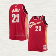 Maglia LeBron James NO 23 Bambino Cleveland Cavaliers Mitchell & Ness 2003-04 Rosso