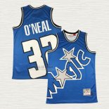 Maglia NO 32 Orlando Magic Mitchell & Ness Big Face Blu Shaquille O'neal