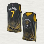 Maglia Patrick Baldwin NO 7 Golden State Warriors Citta 2022-23 Nero