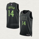 Maglia Brandon Ingram NO 14 New Orleans Pelicans Citta 2023-24 Nero