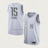Maglia Derrick Favors NO 15 Oklahoma City Thunder Citta 2021-22 Bianco