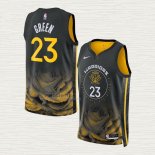 Maglia Draymond Green NO 23 Golden State Warriors Citta 2022-23 Nero