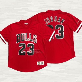 Maglia Michael Jordan NO 23 Chicago Bulls Manica Corta Rosso 2