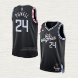 Maglia Norman Powell NO 24 Los Angeles Clippers Citta 2022-23 Nero