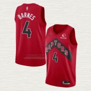 Maglia Scottie Barnes NO 4 Toronto Raptors Icon 2020-21 Rosso