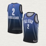 Maglia Shai Gilgeous-Alexander NO 2 Oklahoma City Thunder All Star 2023 Blu