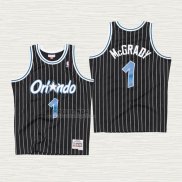 Maglia Tracy McGrady NO 1 Bambino Orlando Magic Hardwood Classics Throwback Nero