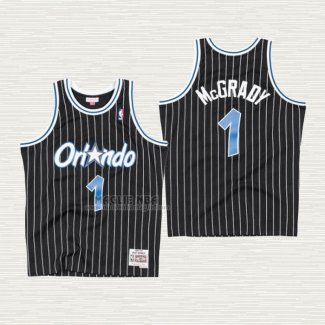 Maglia Tracy McGrady NO 1 Bambino Orlando Magic Hardwood Classics Throwback Nero