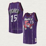 Maglia Vince Carter NO 15 Toronto Raptors Mitchell & Ness Viola