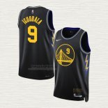 Maglia Andre Iguodala NO 9 Golden State Warriors Citta 2021-22 Nero