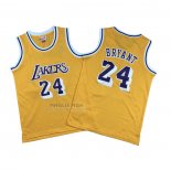 Maglia Kobe Bryant NO 24 Bambino Los Angeles Lakers Icon 2018-19 Giallo 2