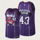 Maglia Pascal Siakam NO 43 Toronto Raptors Classic Edition Viola