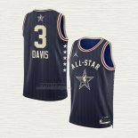 Maglia Anthony Davis NO 3 Los Angeles Lakers All Star 2024 Blu