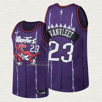 Maglia Fred VanVleet NO 23 Toronto Raptors Classic Edition Viola
