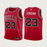 Maglia Michael Jordan NO 23 Bambino Chicago Bulls 2017-18 Rosso