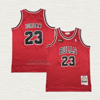 Maglia Michael Jordan NO 23 Bambino Chicago Bulls Mitchell & Ness 1997-98 NBA Finals Rosso