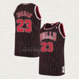 Maglia Michael Jordan NO 23 Chicago Bulls Hardwood Classics Throwback 1997-98 Nero