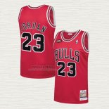 Maglia Michael Jordan NO 23 Chicago Bulls Mitchell & Ness 1997-98 NBA Finals Rosso