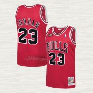 Maglia Michael Jordan NO 23 Chicago Bulls Mitchell & Ness 1997-98 NBA Finals Rosso