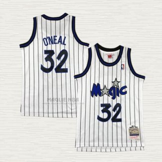 Maglia NO 32 Bambino Orlando Magic Mitchell & Ness 1993-94 Bianco Shaquille O'Neal