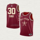 Maglia Stephen Curry NO 30 Bambino Golden State Warriors All Star 2024 Rosso