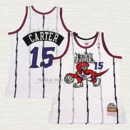 Maglia Vince Carter NO 15 Toronto Raptors Mitchell & Ness 1998-99 Bianco2