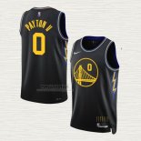 Maglia Gary Payton II NO 0 Golden State Warriors Citta 2021-22 Nero