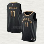 Maglia Joe Wieskamp NO 11 Toronto Raptors Citta 2022-23 Nero