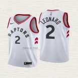 Maglia Kawhi Leonard NO 2 Bambino Toronto Raptors Association 2018 Bianco