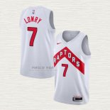 Maglia Kyle Lowry NO 7 Toronto Raptors Association 2020-21 Bianco