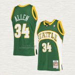 Maglia Ray Allen NO 34 Seattle SuperSonics Mitchell & Ness 2006-07 Verde