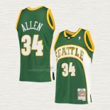 Maglia Ray Allen NO 34 Seattle SuperSonics Mitchell & Ness 2006-07 Verde