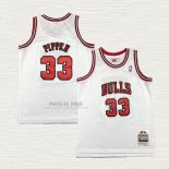 Maglia Scottie Pippen NO 33 Bambino Chicago Bulls Mitchell & Ness 1997-98 Bianco